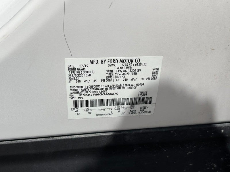 2016 Ford Explorer FWD 4dr Limited