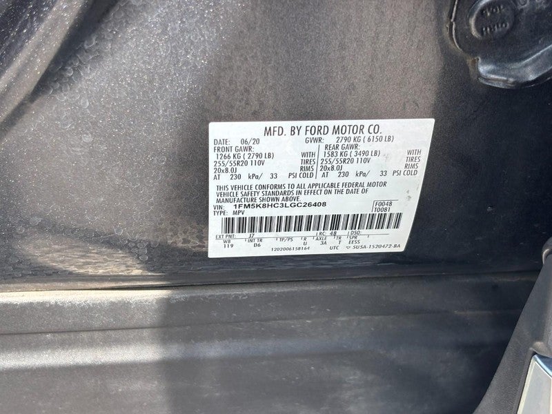 2020 Ford Explorer Platinum 4WD