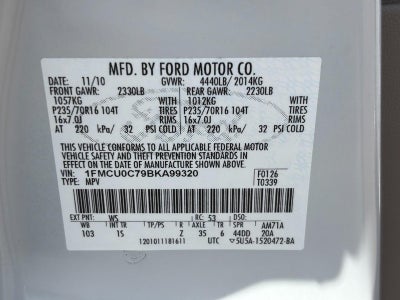 2011 Ford Escape FWD 4dr XLS