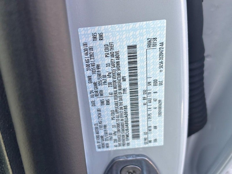 2025 Ford Escape Platinum AWD