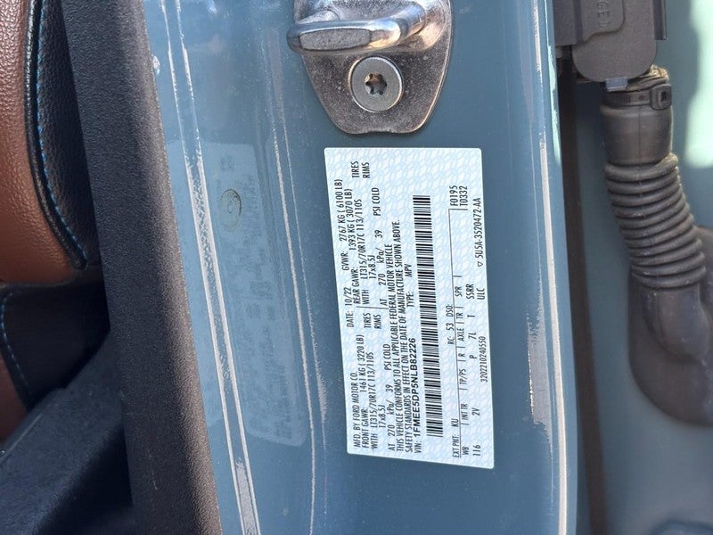 2022 Ford Bronco Base 4 Door Advanced 4x4