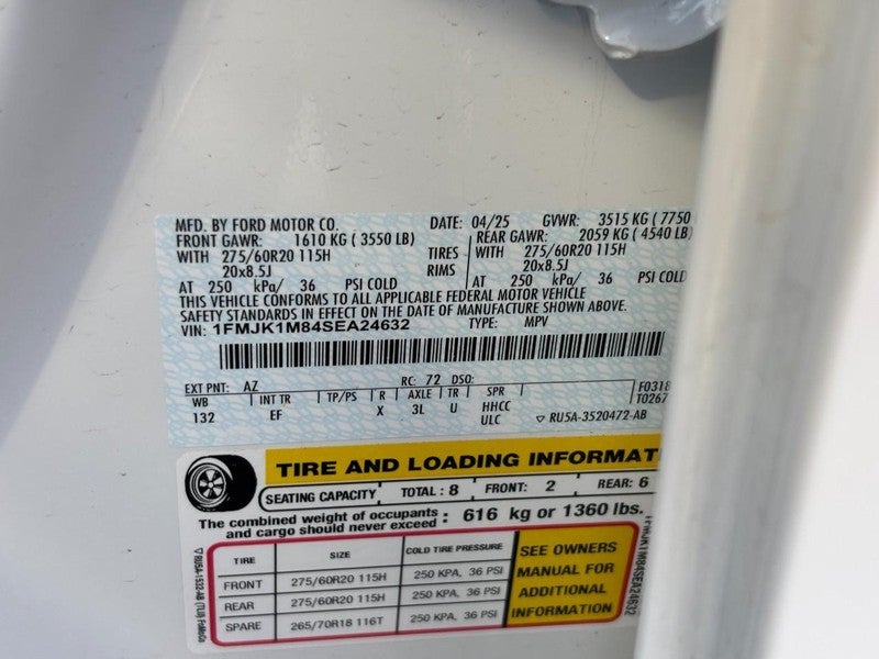 2025 Ford Expedition Max Platinum 4x4