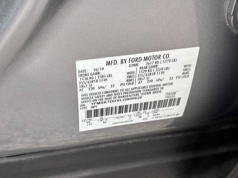 2020 Ford Explorer XLT RWD