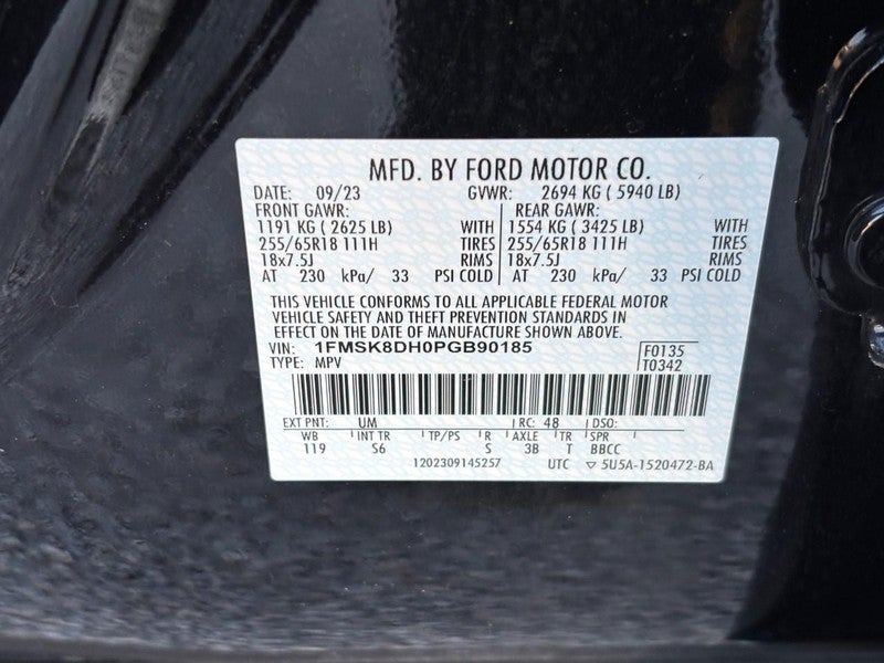 2023 Ford Explorer XLT 4WD