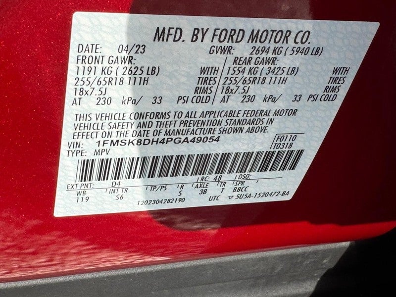 2023 Ford Explorer XLT 4WD