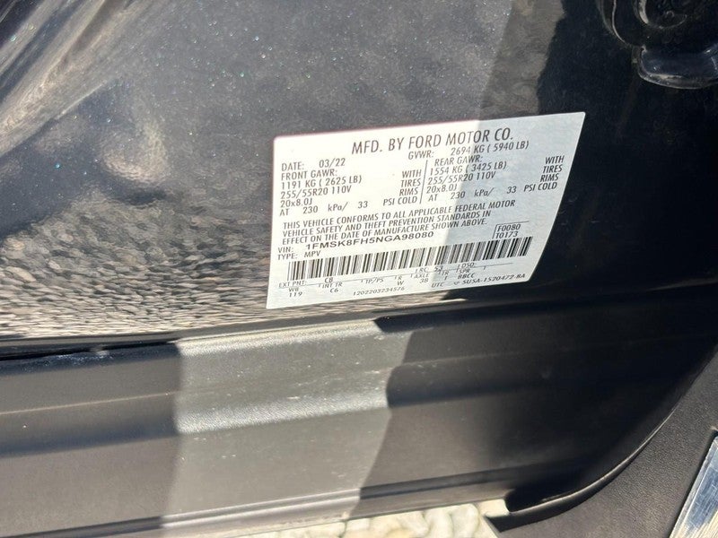 2022 Ford Explorer Limited 4WD