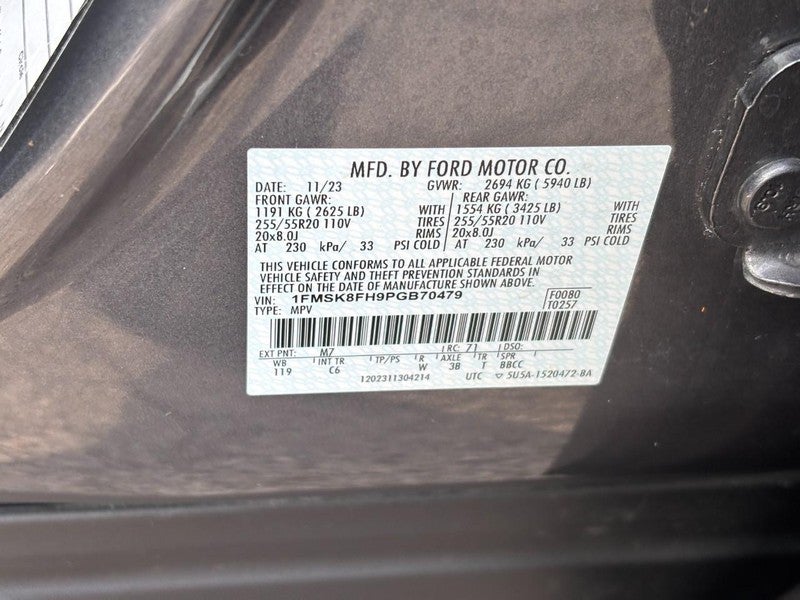 2023 Ford Explorer Limited 4WD