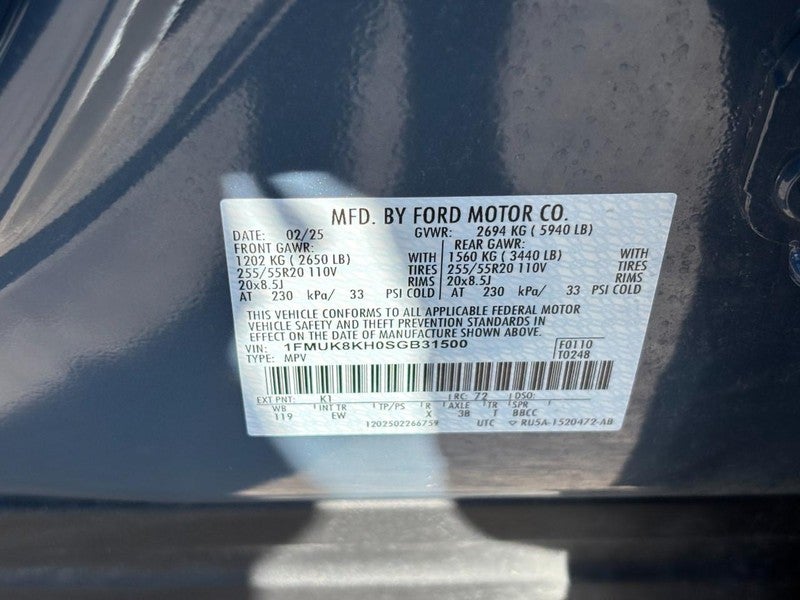 2025 Ford Explorer ST-Line 4WD