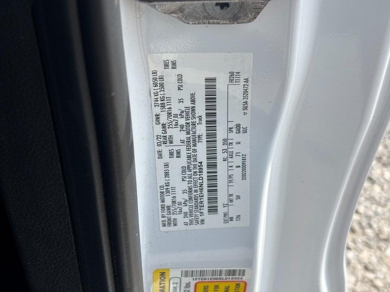 2022 Ford Ranger XL 2WD SuperCab 6' Box