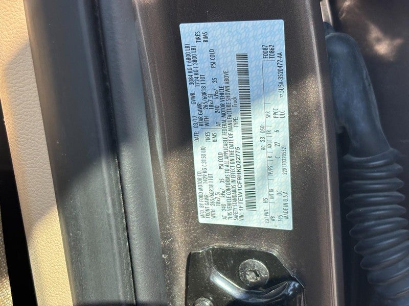2017 Ford F-150 XLT 2WD SuperCrew 5.5' Box