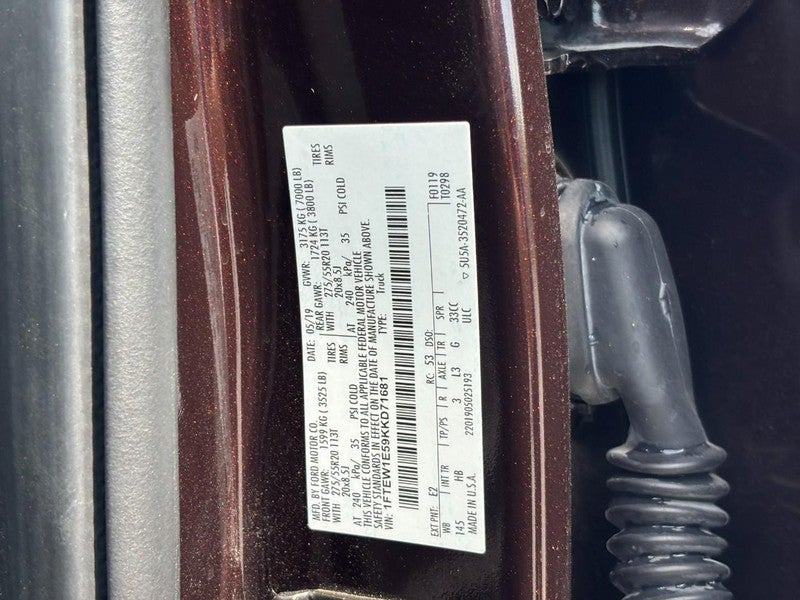 2019 Ford F-150 LARIAT 4WD SuperCrew 5.5' Box