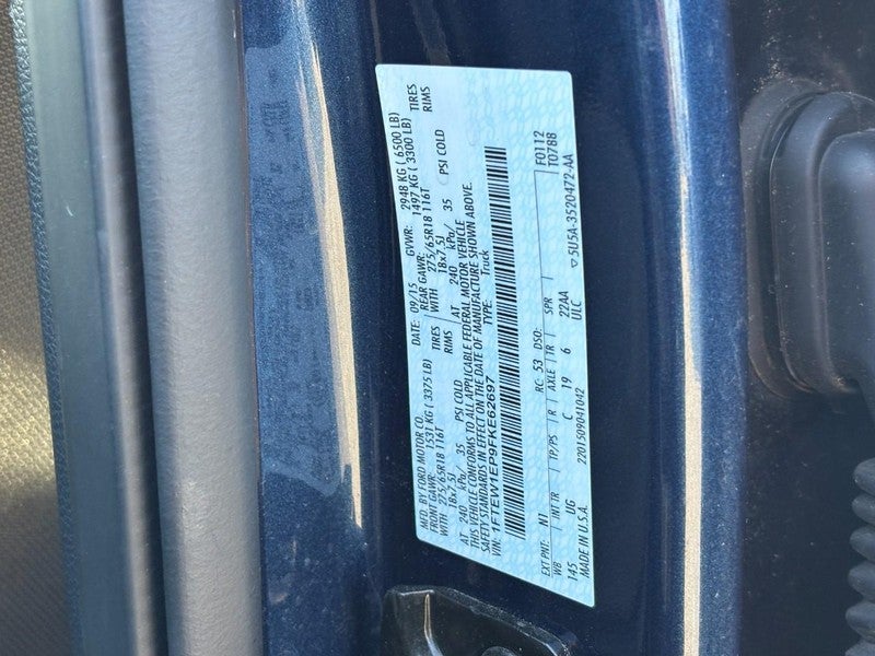 2015 Ford F-150 4WD SuperCrew 145" XLT