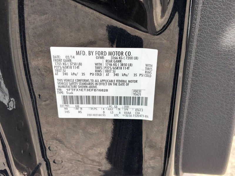 2014 Ford F-150 4WD SuperCab 163" XLT