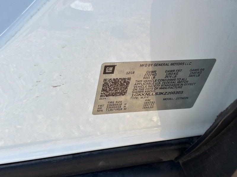 2019 GMC Acadia FWD 4dr SLE w/SLE-2