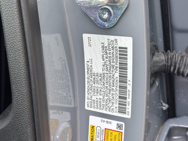 2023 Honda Accord Hybrid Sport-L Sedan