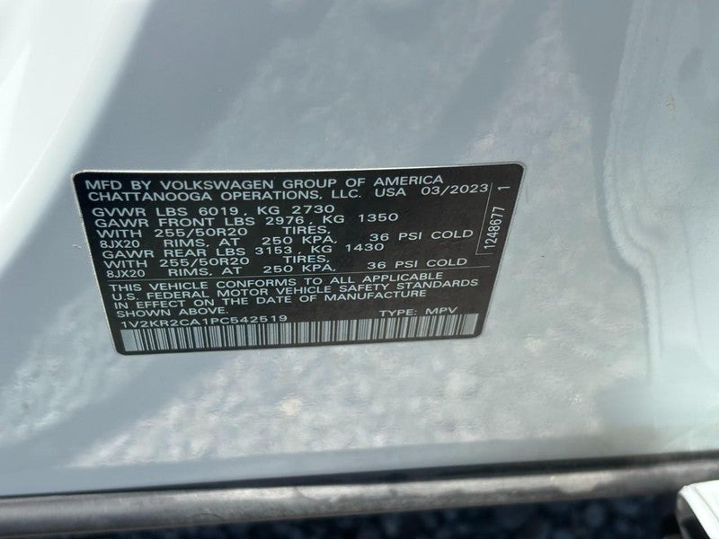2023 Volkswagen Atlas 3.6L V6 SE w/Technology 4MOTION
