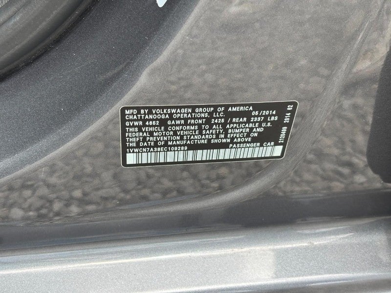 2014 Volkswagen Passat 4dr Sdn 2.0L DSG TDI SEL Premium