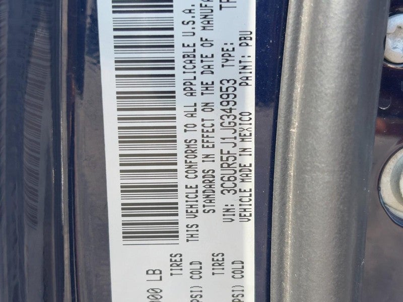 2018 RAM 2500 Laramie 4x4 Crew Cab 6'4" Box