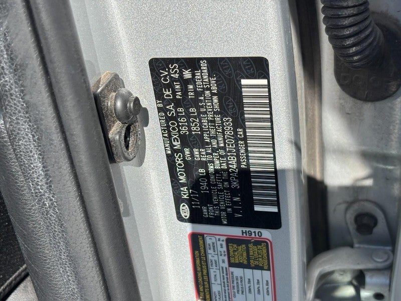 2018 Kia Rio S Auto