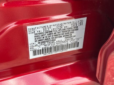 2024 Nissan Sentra SV CVT