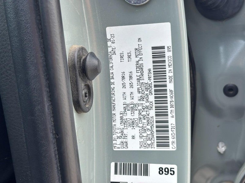 2023 Toyota Tacoma 4WD SR Double Cab 5' Bed V6 AT (Natl)