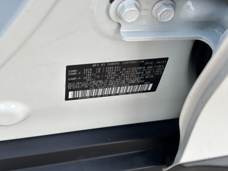 2021 Subaru Outback Onyx Edition XT CVT