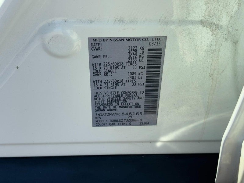 2015 Nissan Rogue AWD 4dr SL