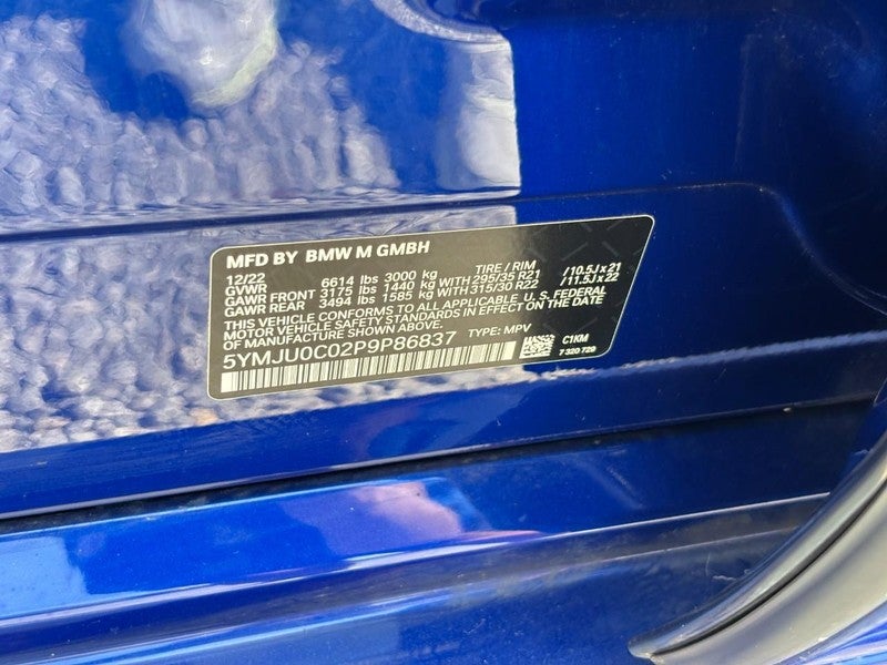 2023 BMW X5 M Sports Activity Vehicle