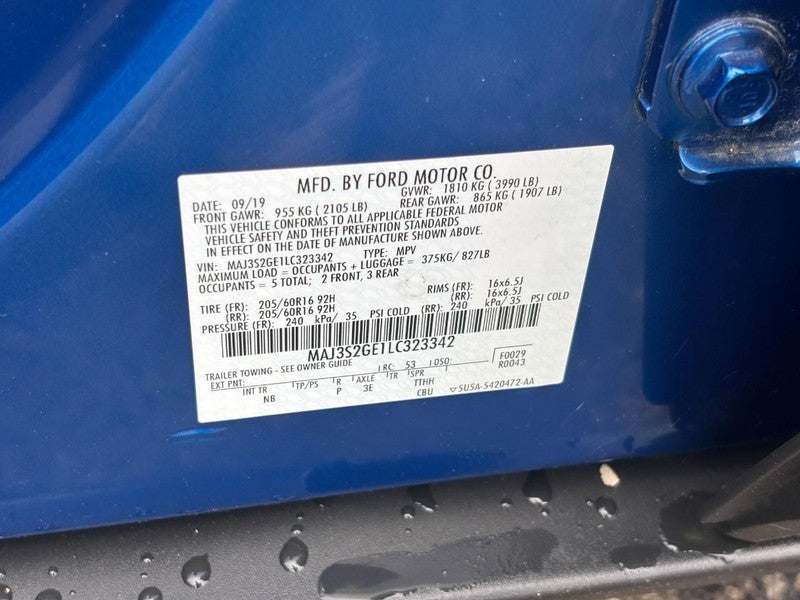2020 Ford EcoSport SE FWD