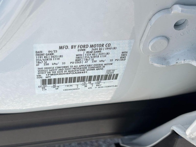 2023 Ford Explorer XLT 4WD