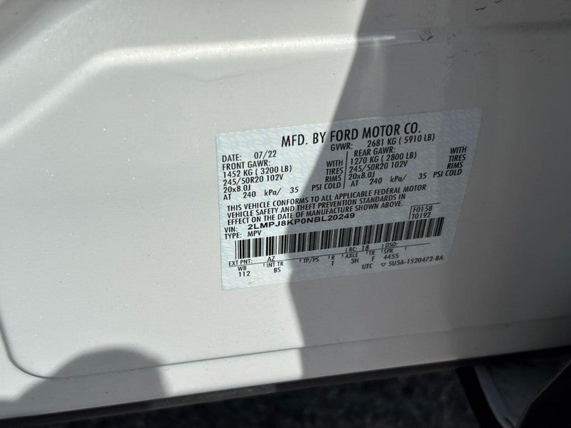 2022 Lincoln Nautilus Reserve AWD