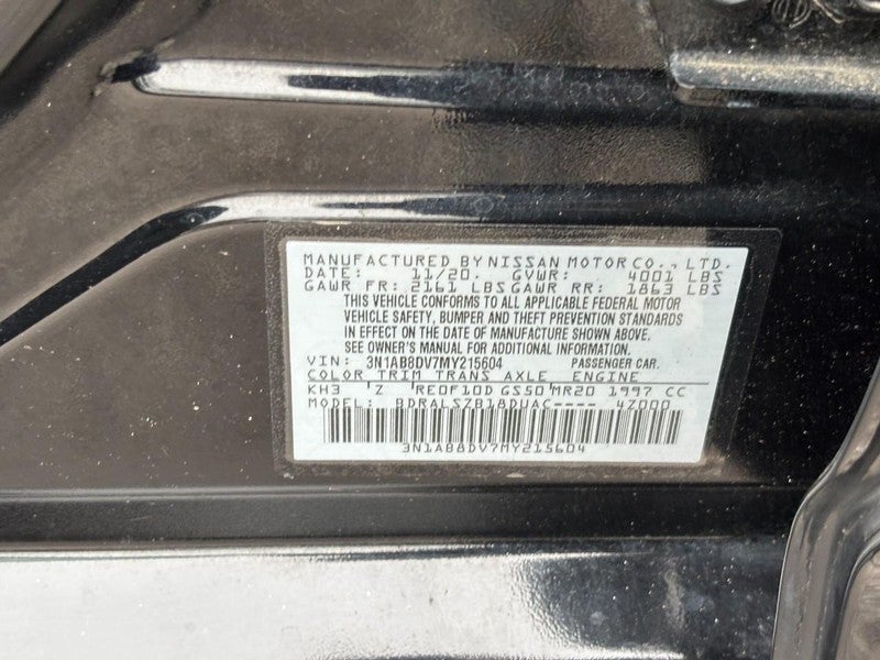 2021 Nissan Sentra SR CVT