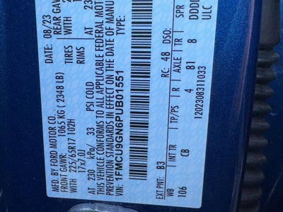 2023 Ford Escape Active AWD