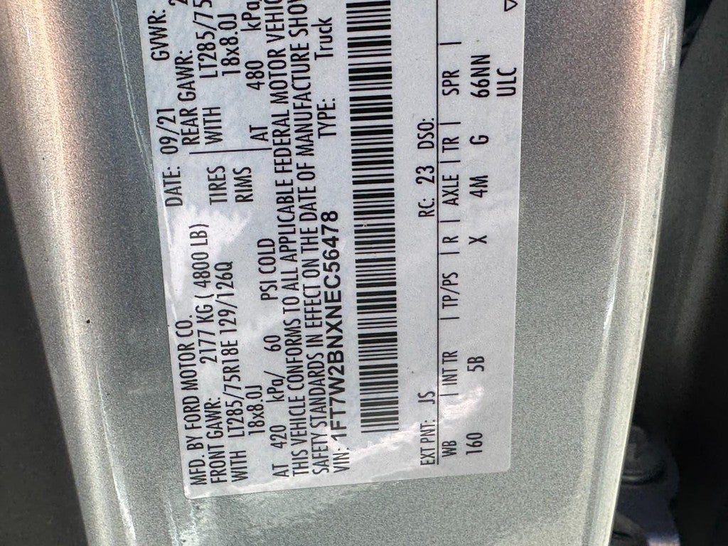 2022 Ford Super Duty F-250 SRW 4WD Crew Cab Box
