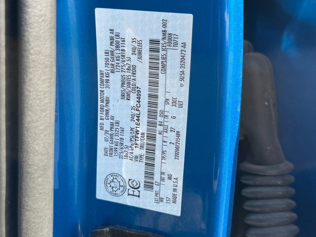 2020 Ford F-150 4WD SuperCrew Box