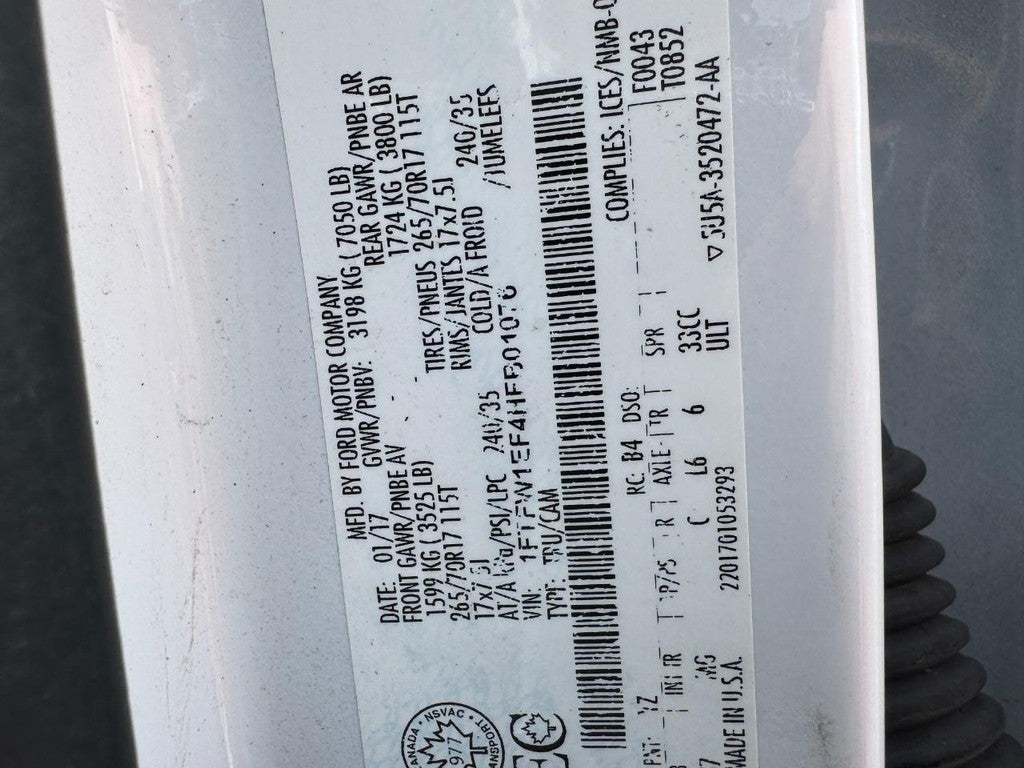 2017 Ford F-150 4WD SuperCrew Box