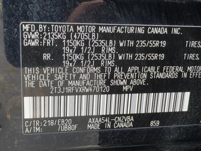 2024 Toyota RAV4 Adventure AWD (Natl)