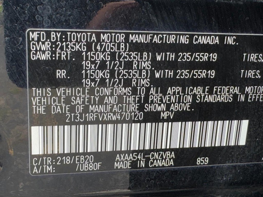 2024 Toyota RAV4 Adventure AWD (Natl)