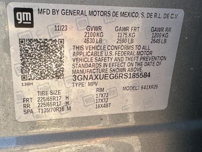 2024 Chevrolet Equinox AWD 4dr LT w/1LT