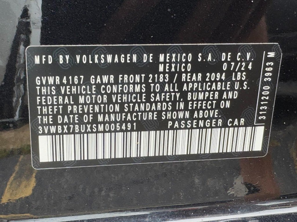 2025 Volkswagen Jetta Sport Auto