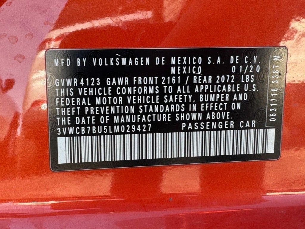 2020 Volkswagen Jetta Auto