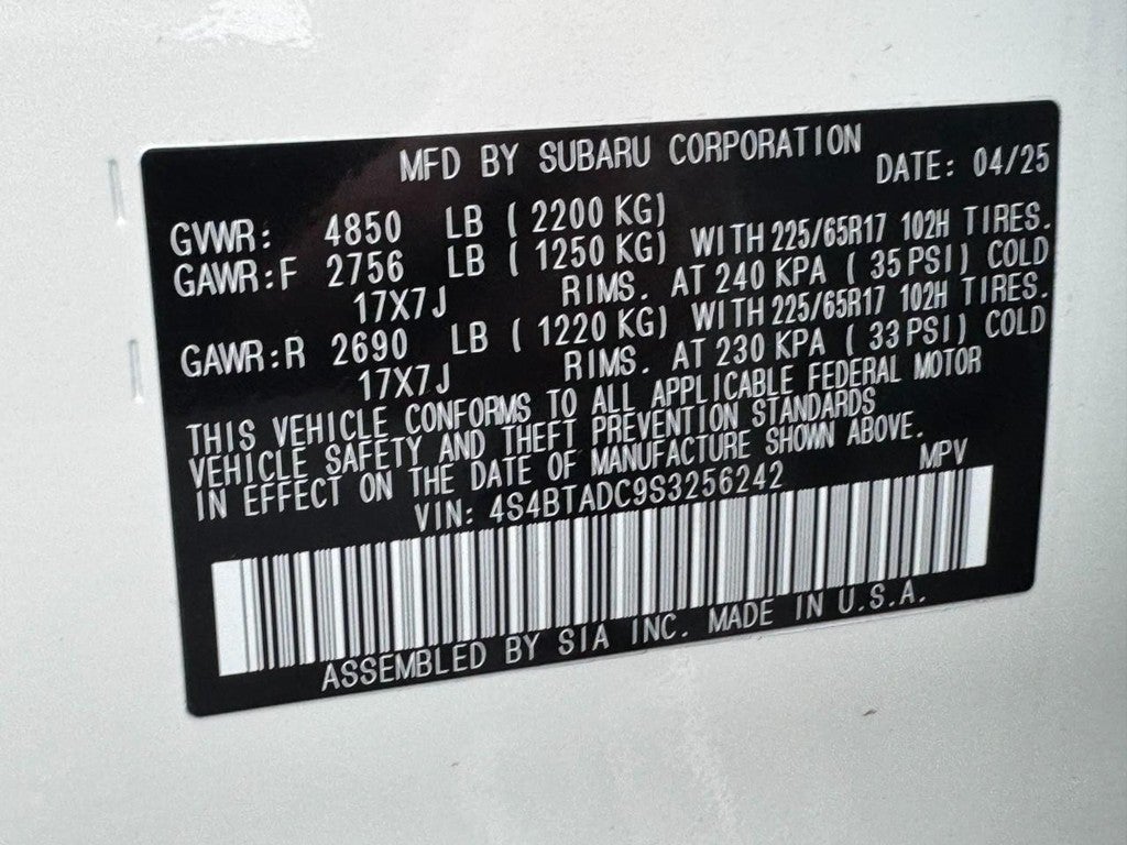 2025 Subaru Outback Premium AWD