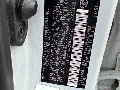 2023 Toyota Camry LE Auto (Natl)