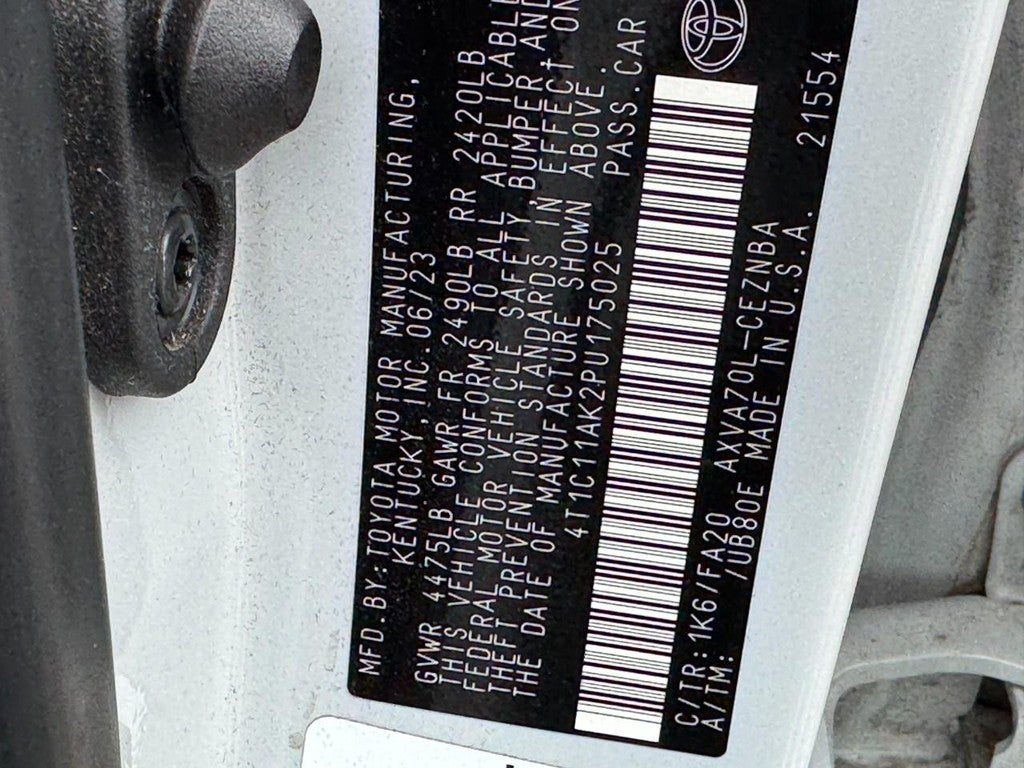 2023 Toyota Camry LE Auto (Natl)