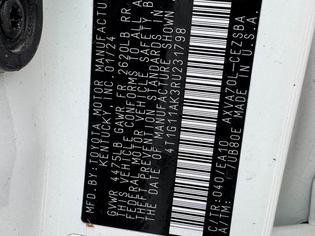 2024 Toyota Camry SE Auto (Natl)