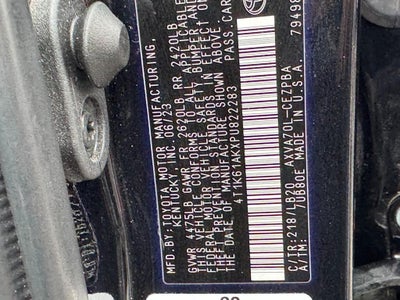 2023 Toyota Camry XSE Auto (Natl)