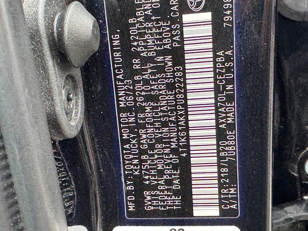 2023 Toyota Camry XSE Auto (Natl)