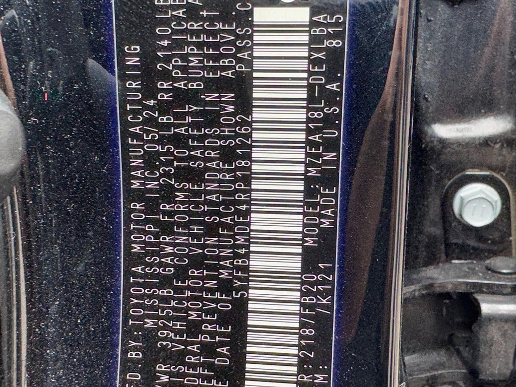 2024 Toyota Corolla LE CVT (Natl)