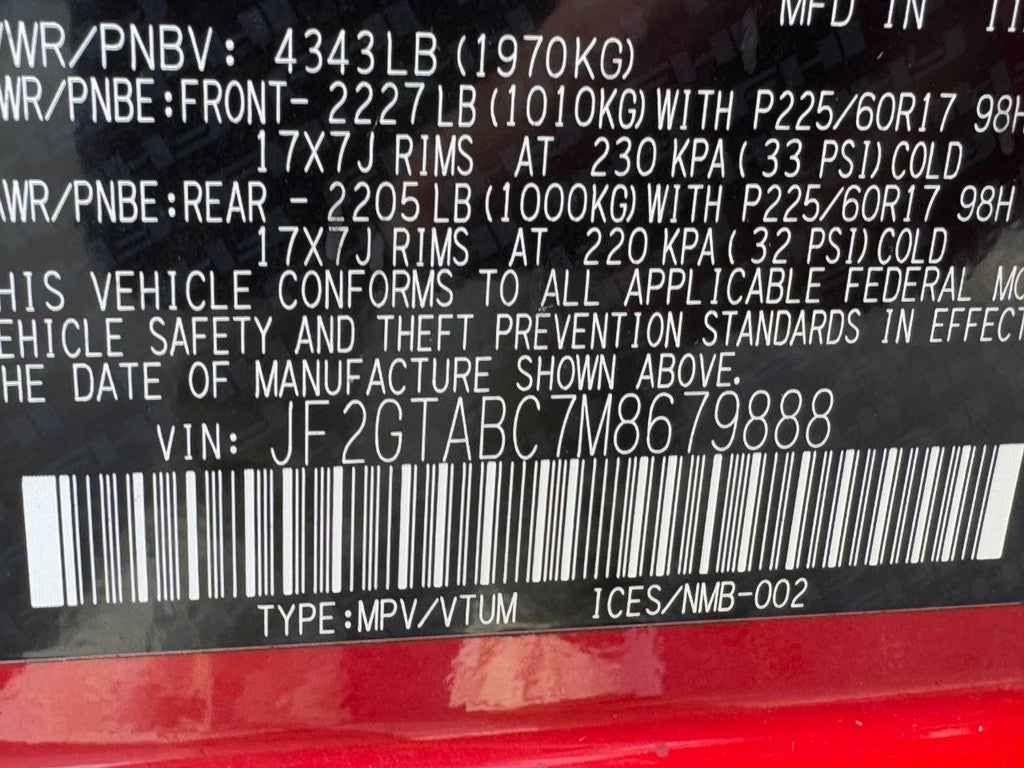 2021 Subaru Crosstrek CVT