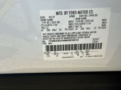 2021 Ford Explorer XLT 4WD
